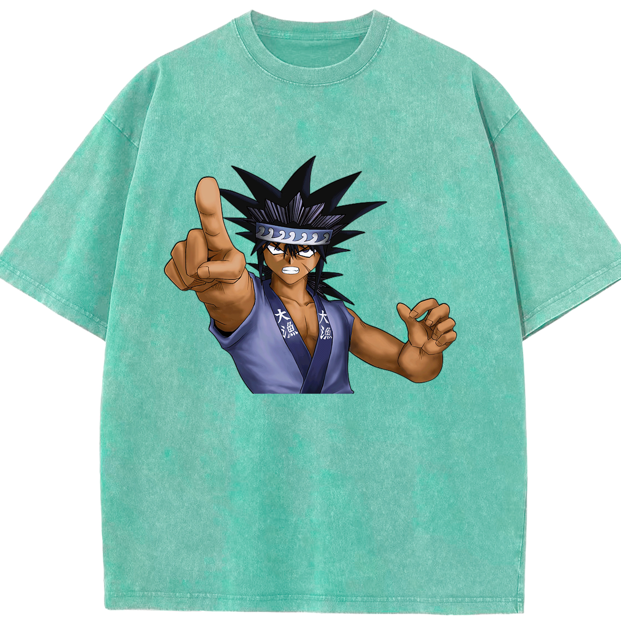 （画像用） 遊☆戯☆王 Yu-Gi-Oh! 綿100% ヴィンテージ風 半袖Tシャツ（フロントプリント）